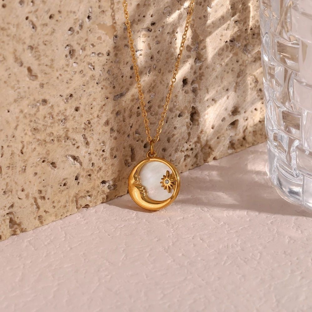 Celestial Vintage Solar Necklace