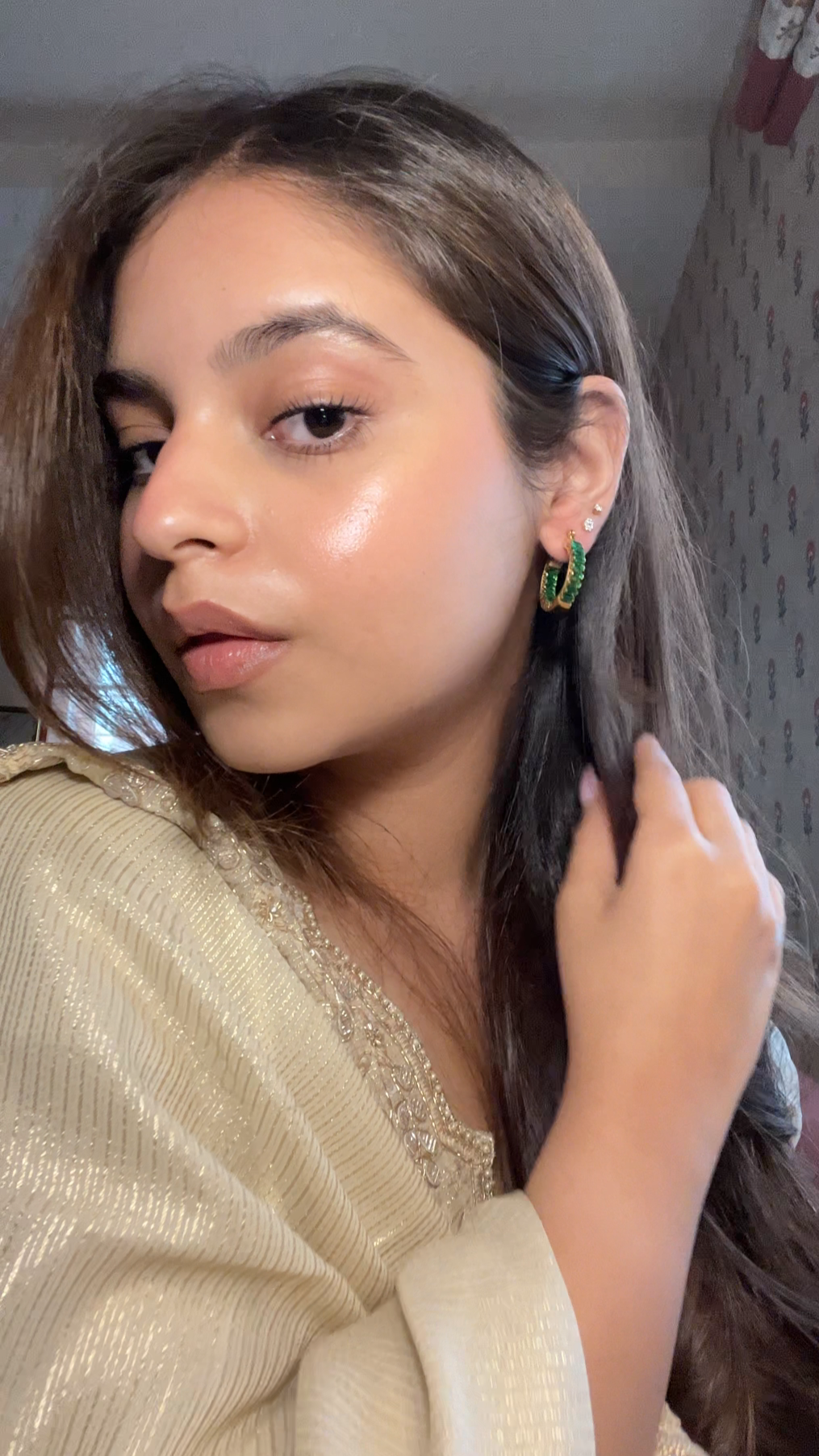 Divine Emerald Treasure Earrings