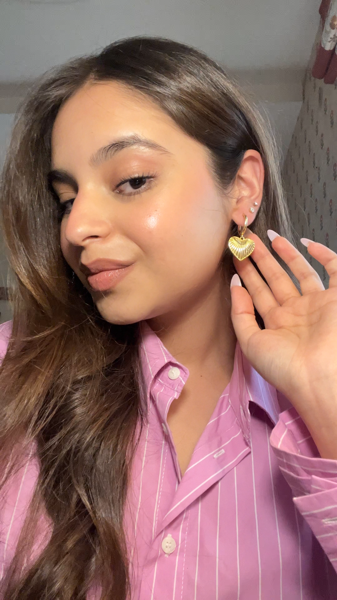 Radiant Eira Heart Earrings
