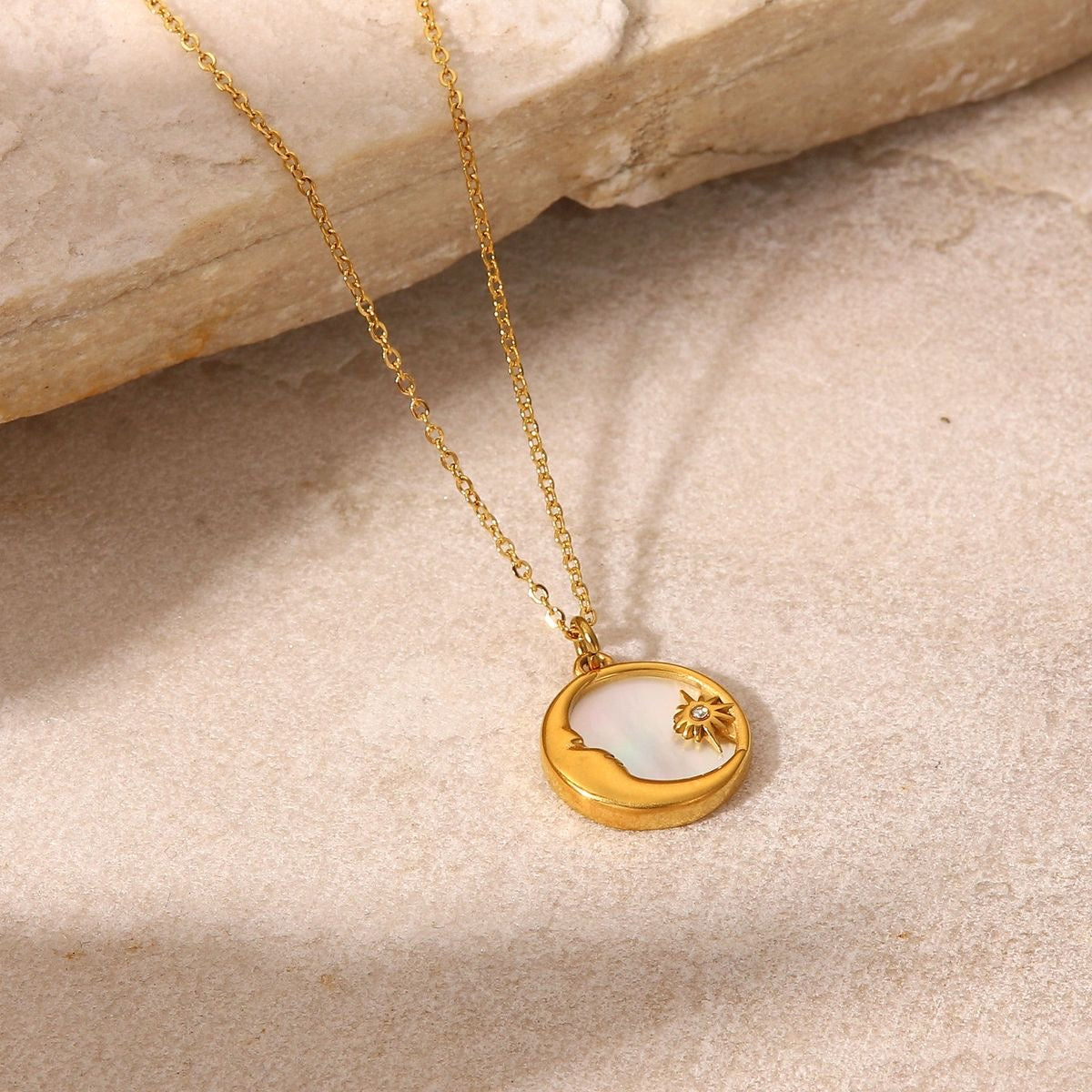 Celestial Vintage Solar Necklace