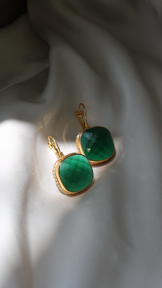 Enchanted Emerald Earrings