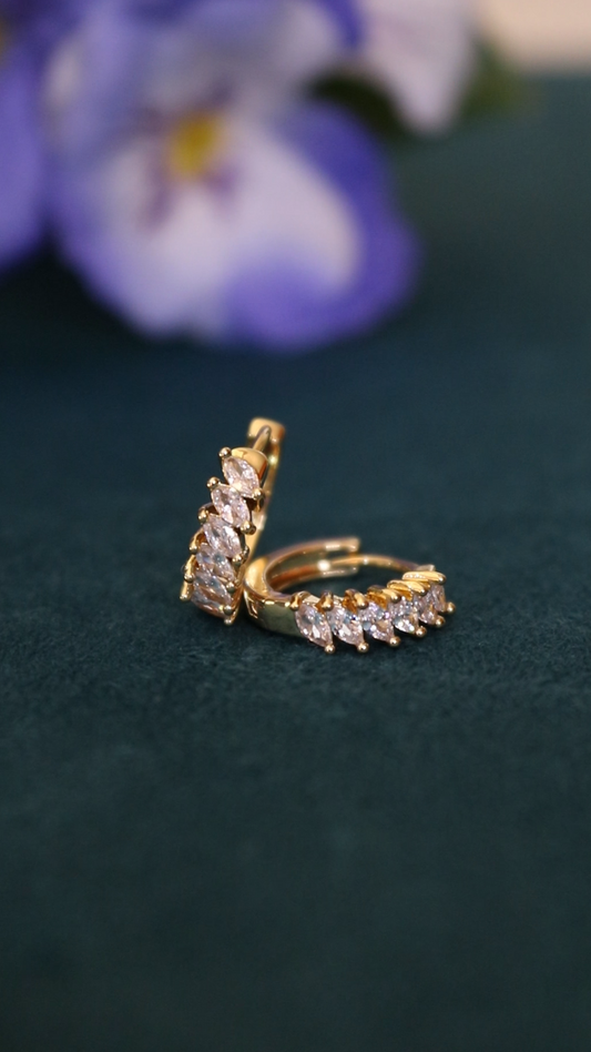 Ella Diamond Rush Hoops